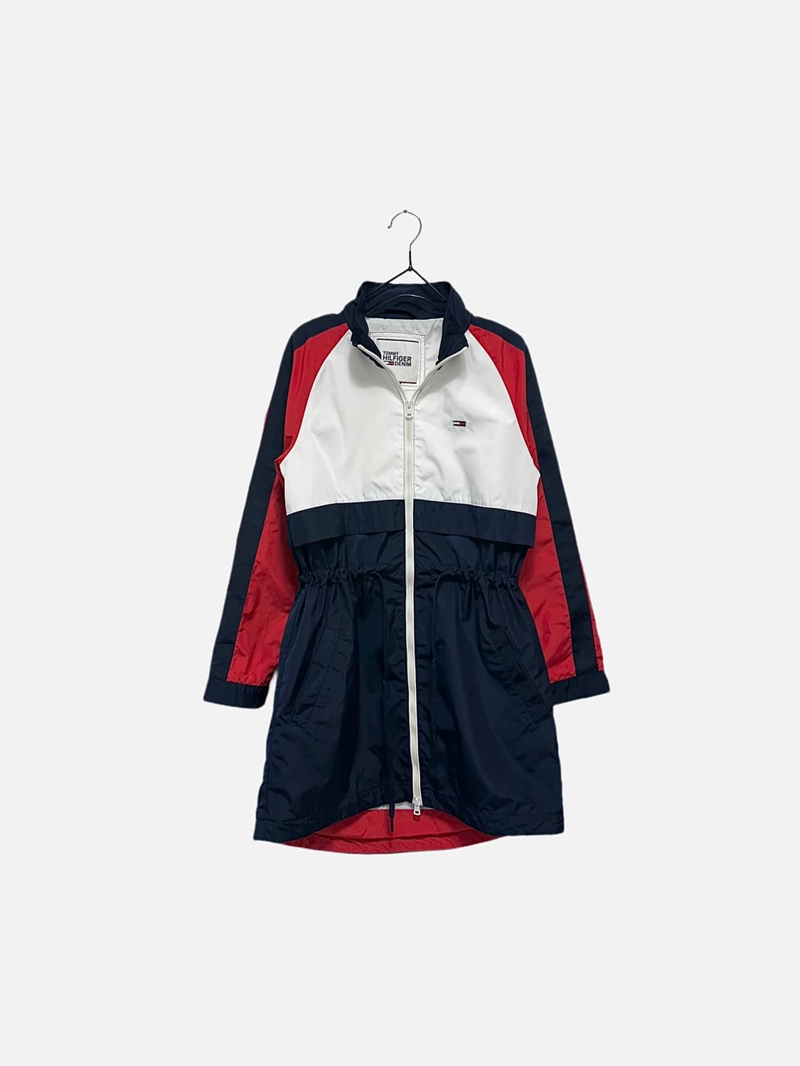 타미힐피거 컬러블록 롱 바람막이 자켓 상품이미지1