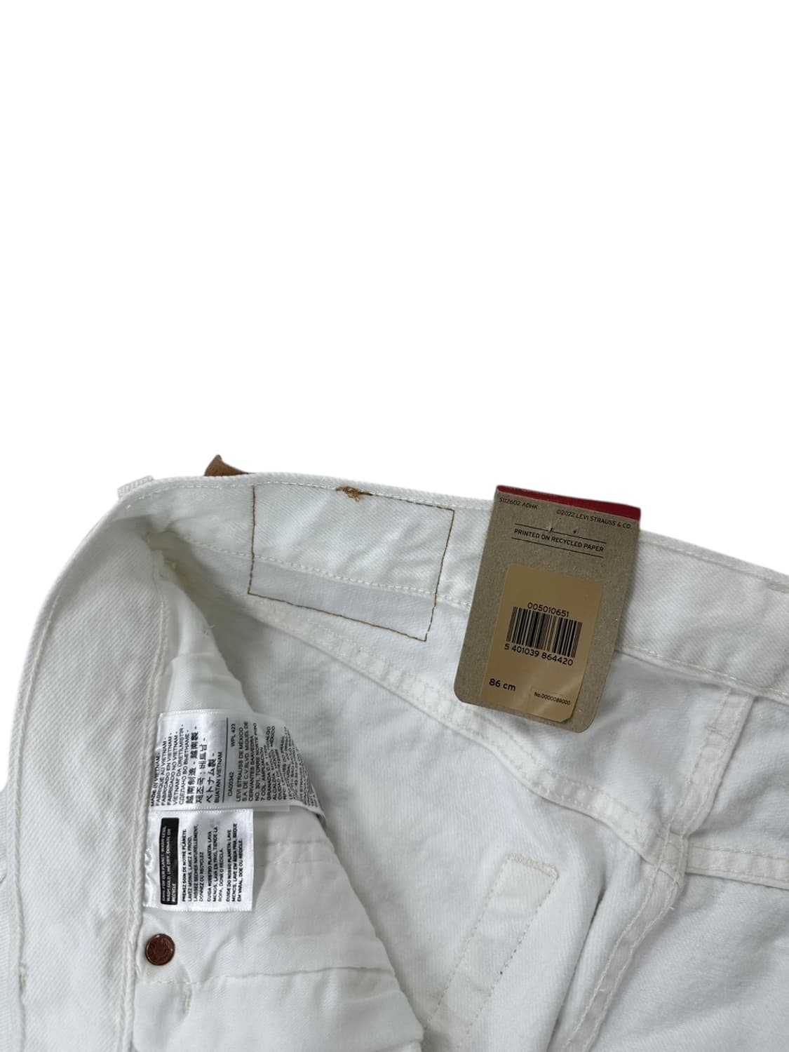 리바이스 501 화이트진 새상품 (34) 상품이미지4