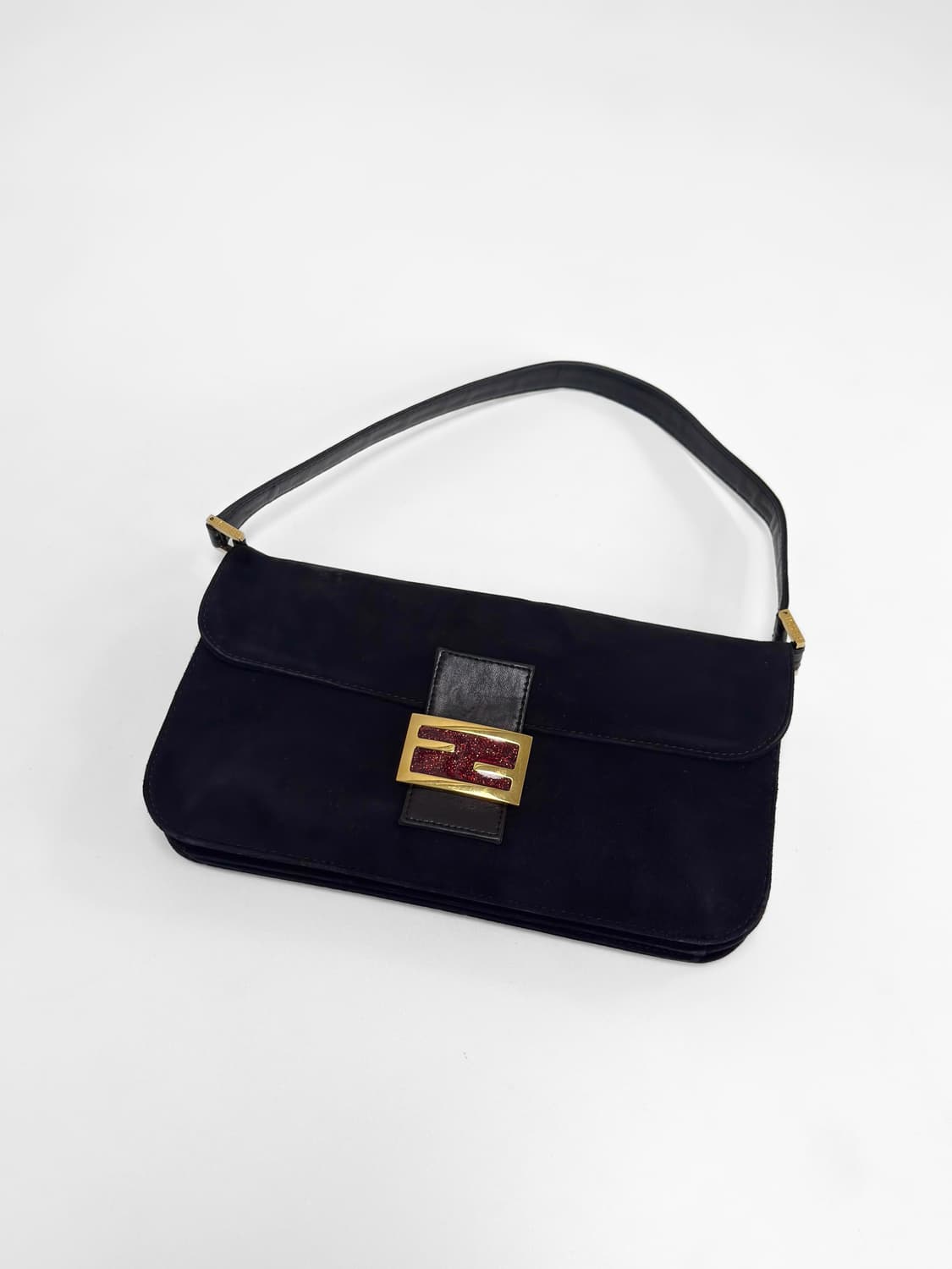 FEND Suede Baguette Shoulder Bag 상품이미지3