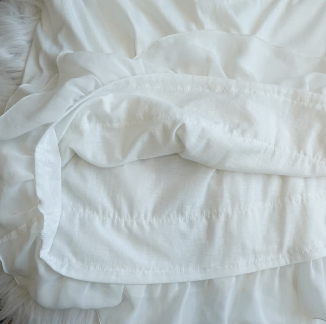 화이트 캉캉 프릴 밴딩 스커트 1886 상품이미지5