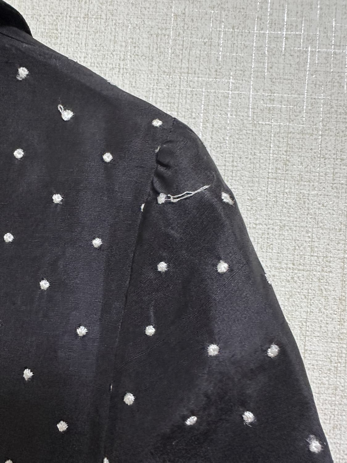 도트 러플 블라우스(실크100) 상품이미지8