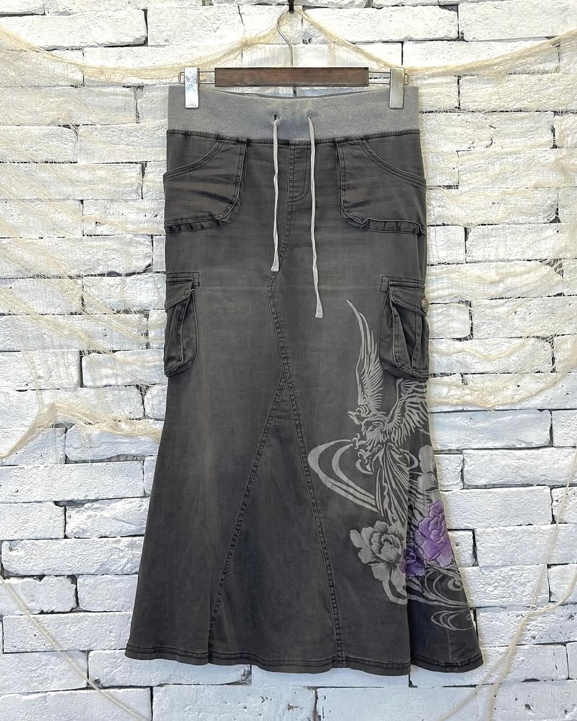 karakuri tamashii oriental long skirt 상품이미지1