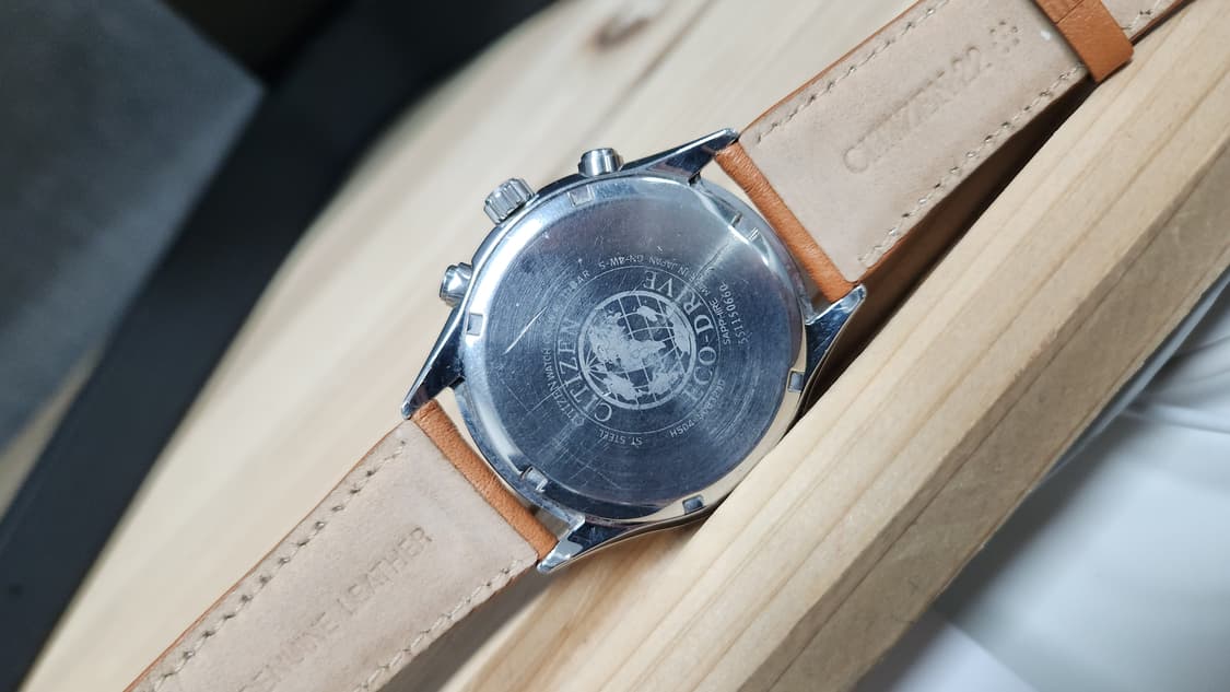 # 씨티즌 CITIZEN 정품 에코드라이브 크로노그래프 남성명품시계 급처 상품이미지7