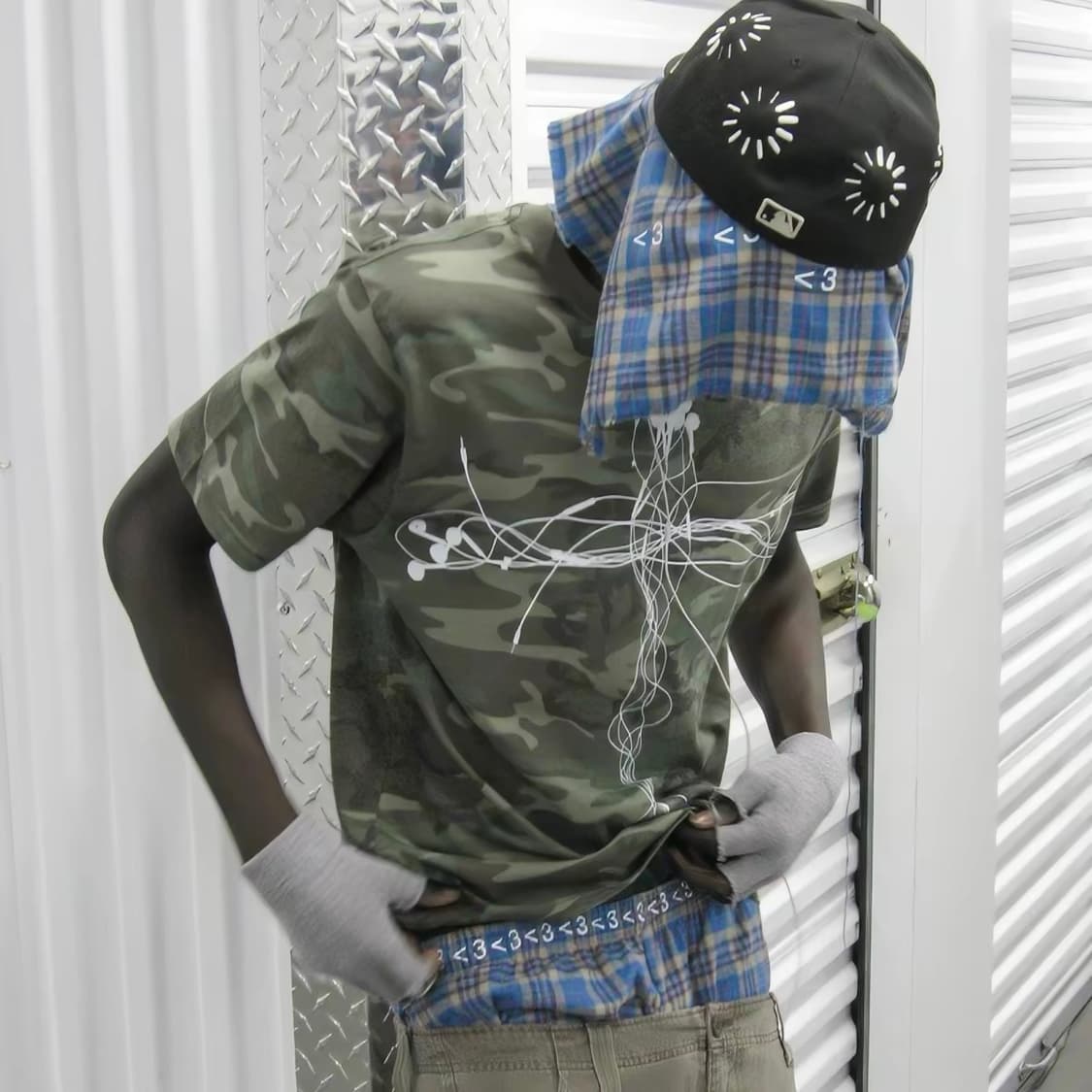 Vintage mood earphone camo t-shirts  상품이미지2