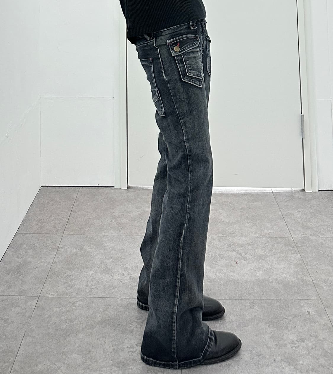 JPN boots cut pocket detail denim pants  상품이미지3