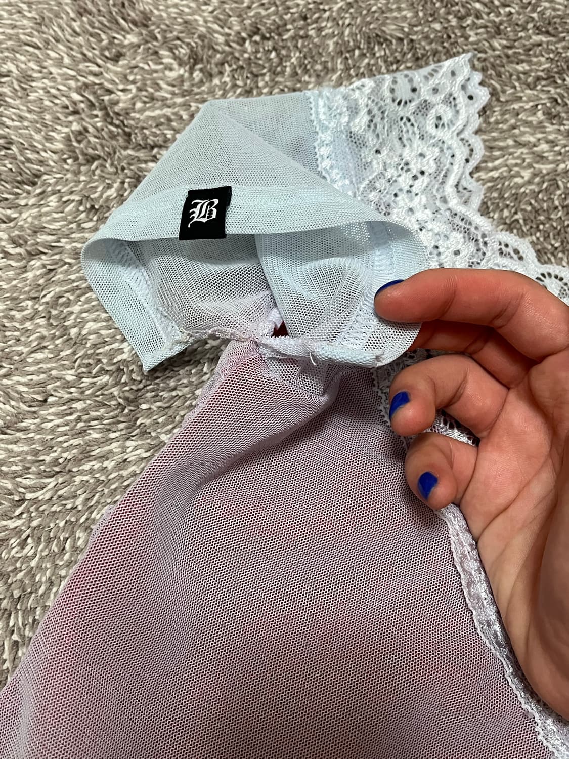 [Badee] Laced off the shoulder top 상품이미지5