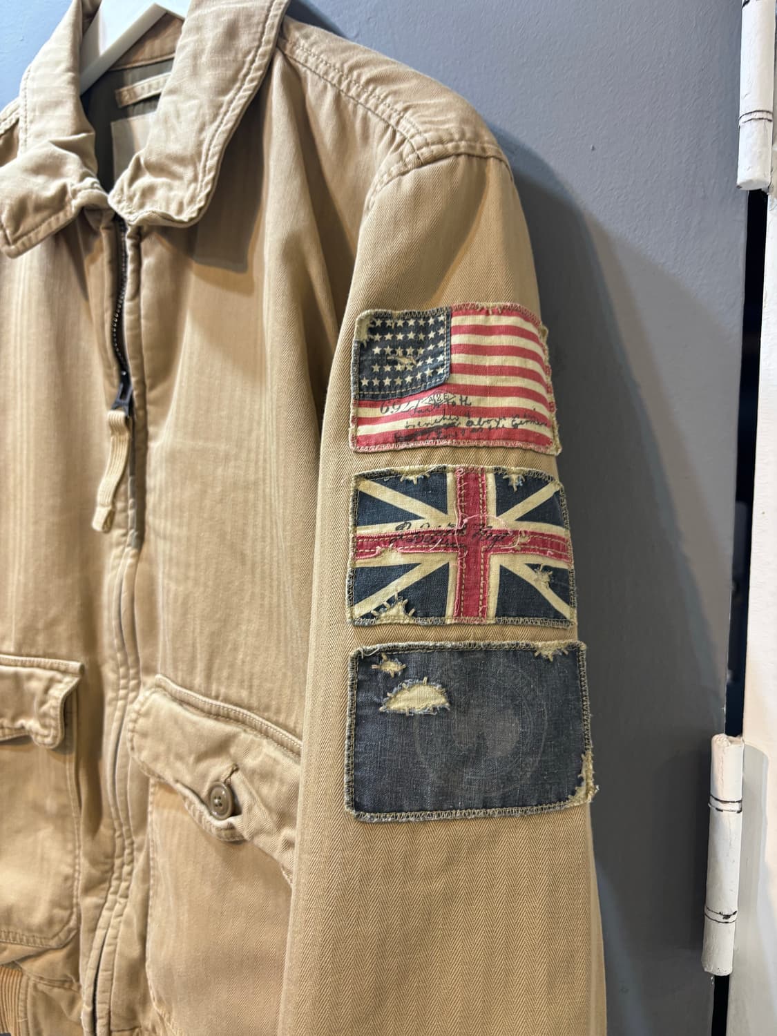 데님 앤 서플라이 랄프로렌 A-2 성조기 블루종 자켓 100추천 상품이미지3