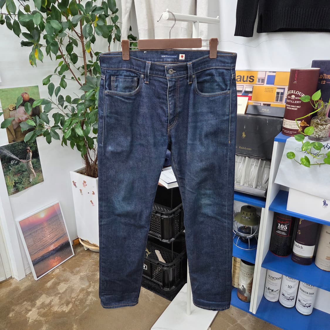 리바이스 502 빅E 메이드 앤 크래프티드 데님팬츠32/32 상품이미지1