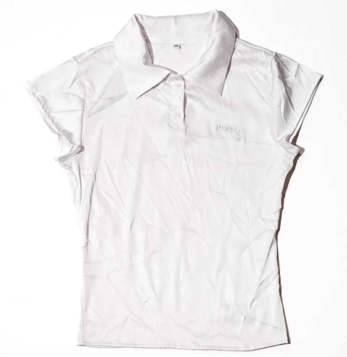 Praying 프레잉 WRINKLED POLO 윙클드 폴로 티 상품이미지2