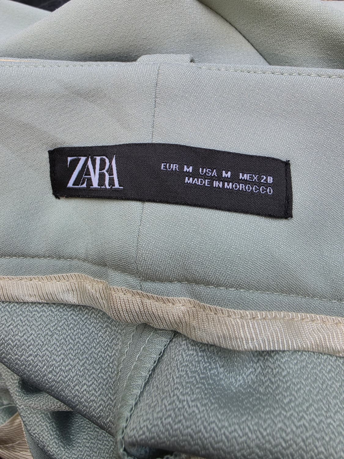 ZARA 연민트 벨트 세트 반바지 상품이미지5