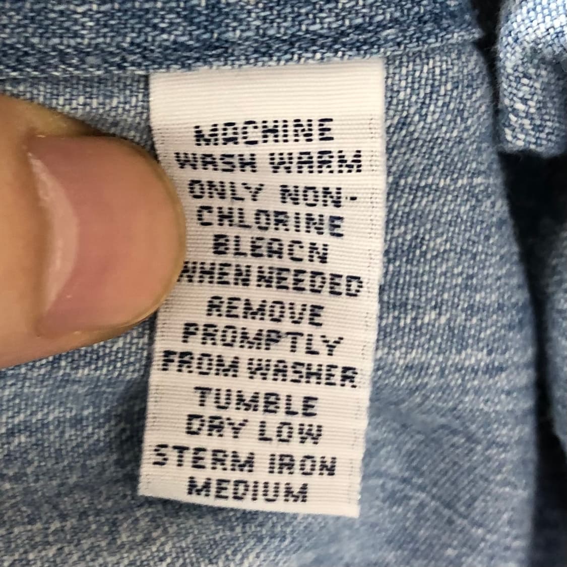 105 폴로 데님 셔츠 상품이미지4