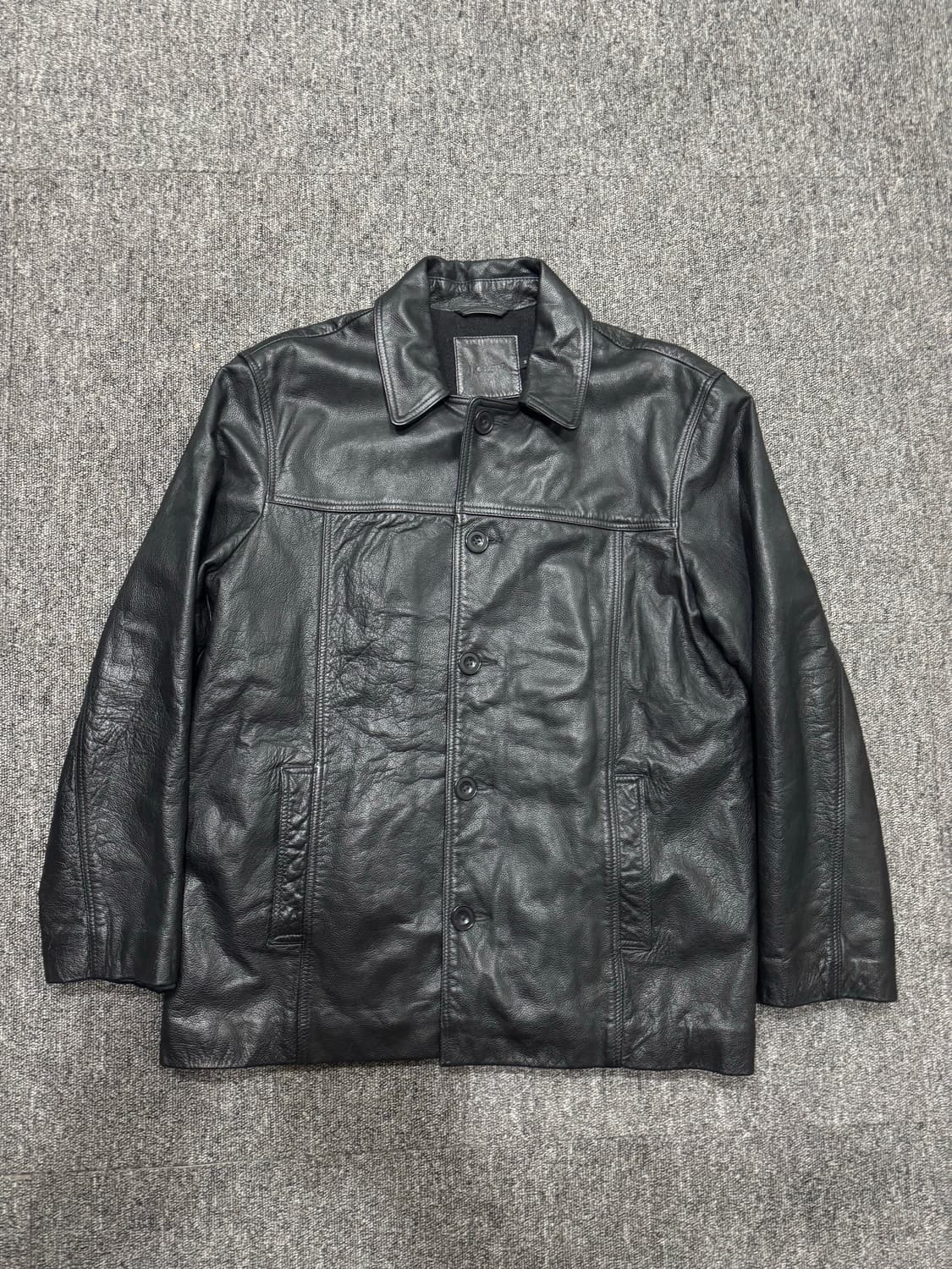 올드 재이크루 카우하이드 레더 카코트 블랙 M 더블알엘 올드갭 상품이미지4