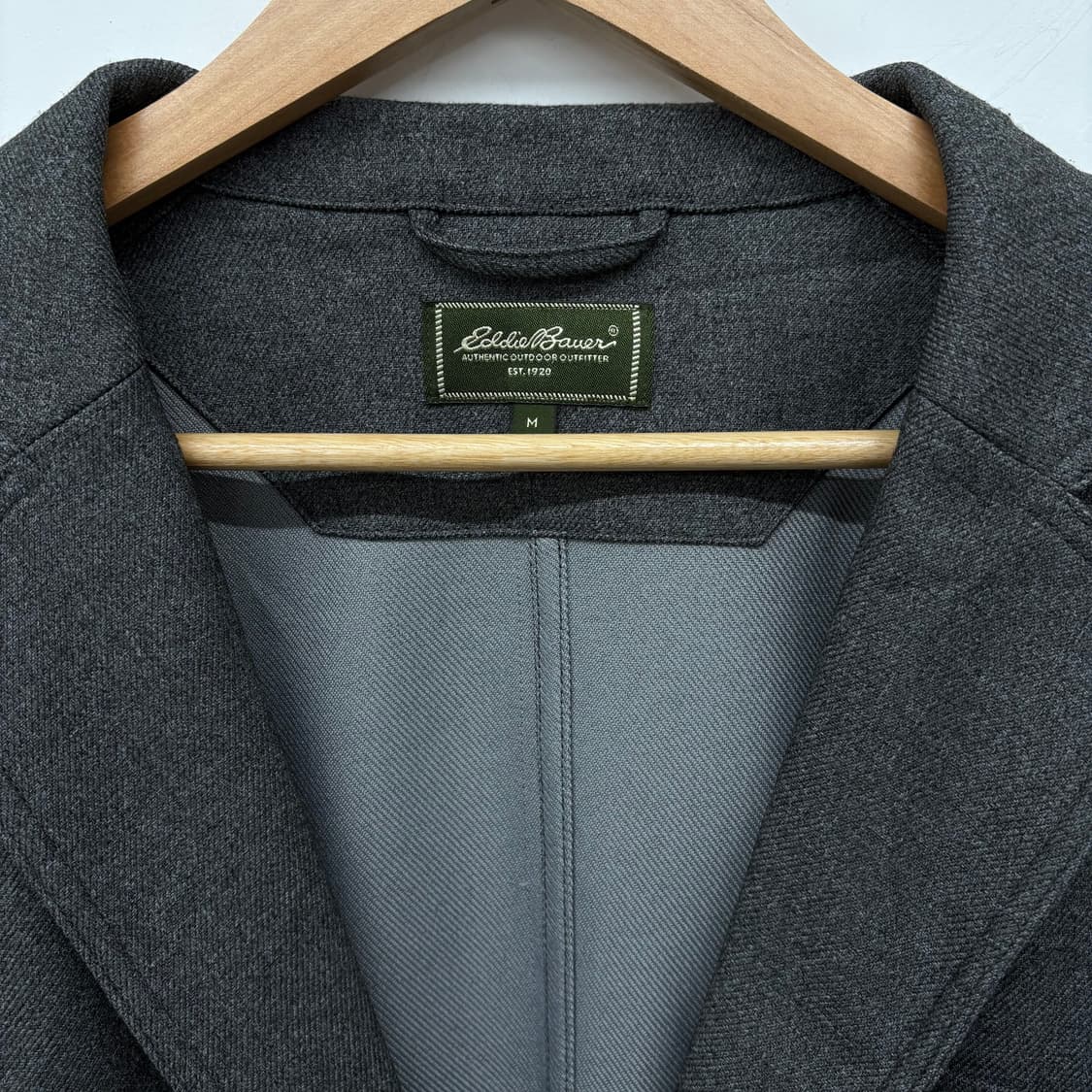 에디바우어 차콜 울 블레이저 남/M 상품이미지4