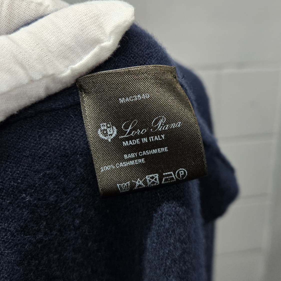 빅사이즈62 / 로로피아나 베이비캐시미어 카라 니트 상품이미지5
