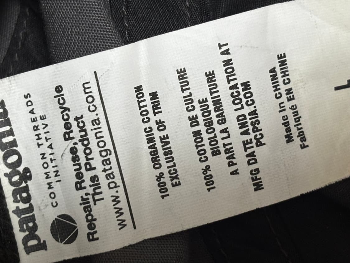 파타고니아 볼캡 모자 다크 그레이 블랙 상품이미지7