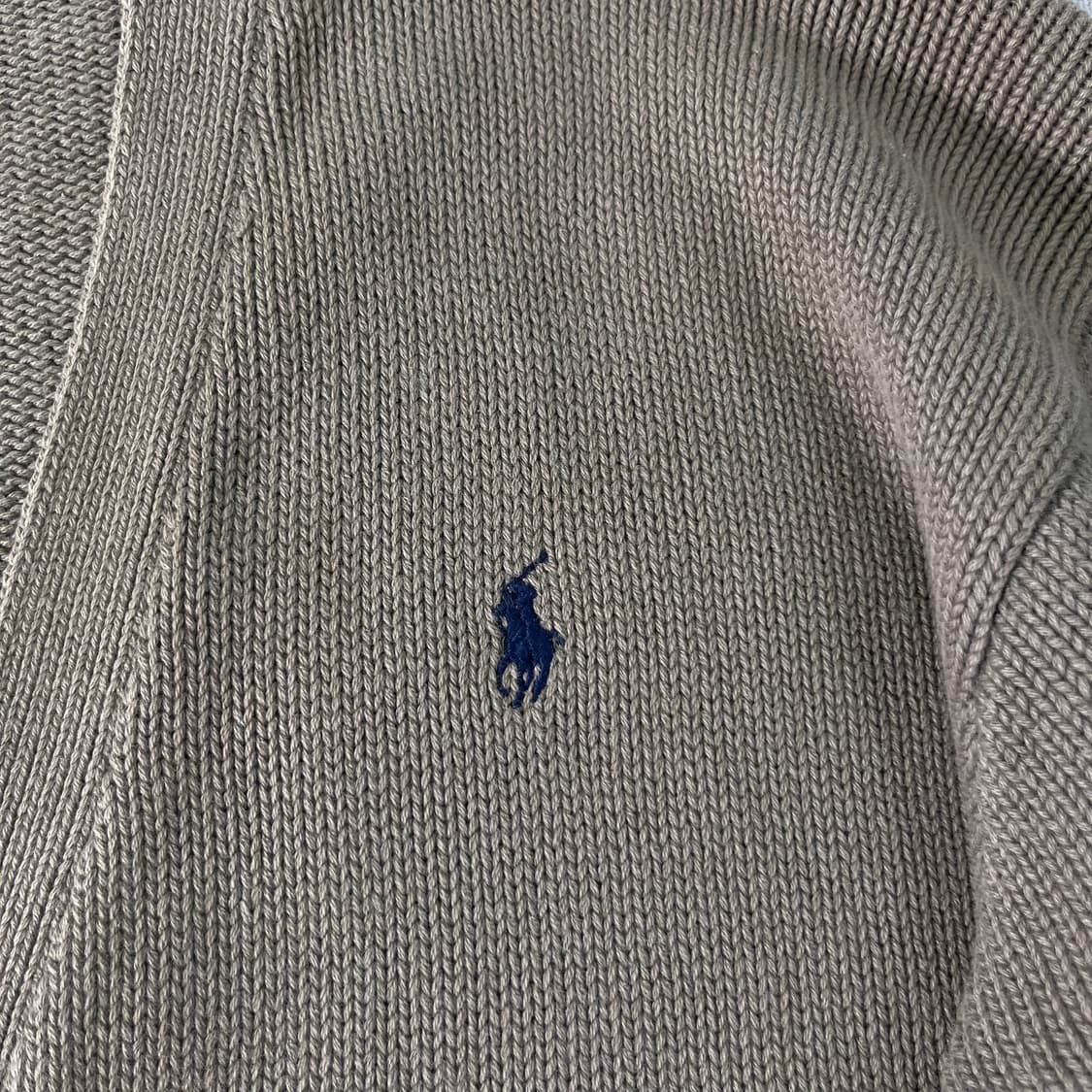 95 폴로랄프로렌 골프 스몰포니 카키브라운 가디건 상품이미지3