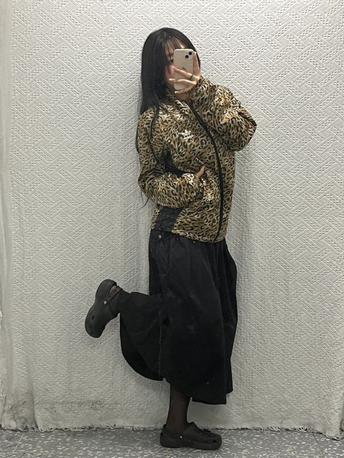 아디다스 레오파드 호피 리버시블 바람막이 집업 95 C06459 상품이미지2