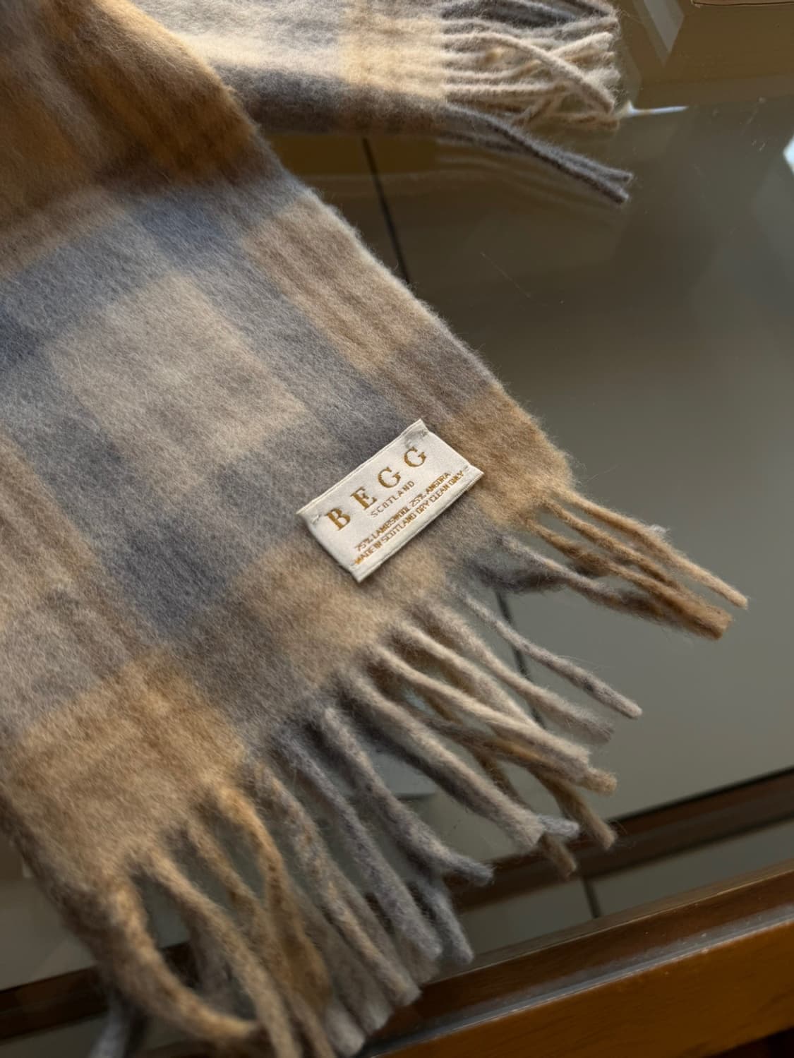 BEGG 앙고라 램스울 머플러 상품이미지5