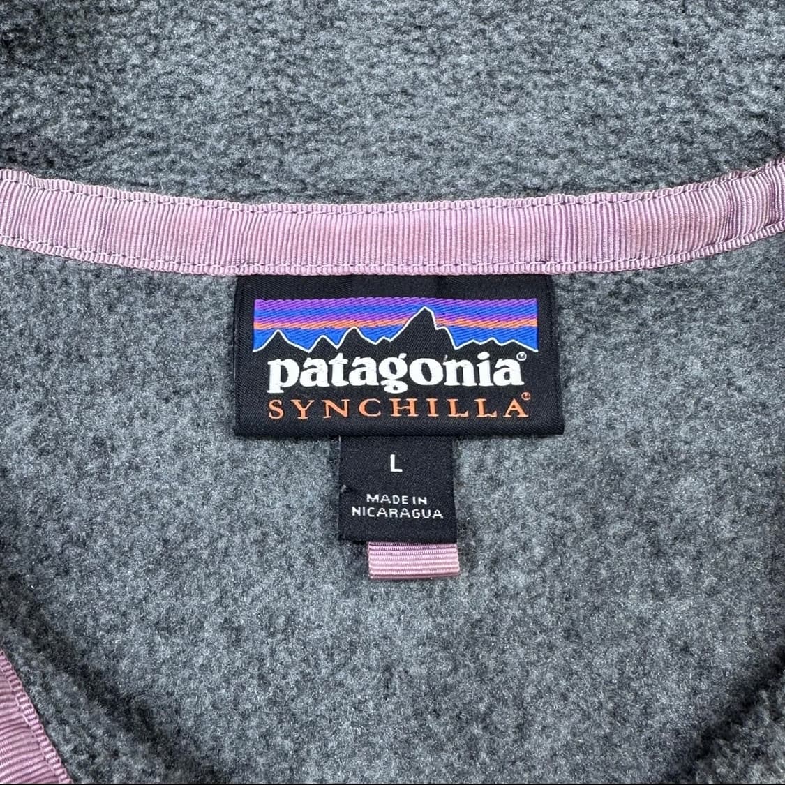 파타고니아 신칠라 스냅티 L 그레이/베이지 상품이미지2