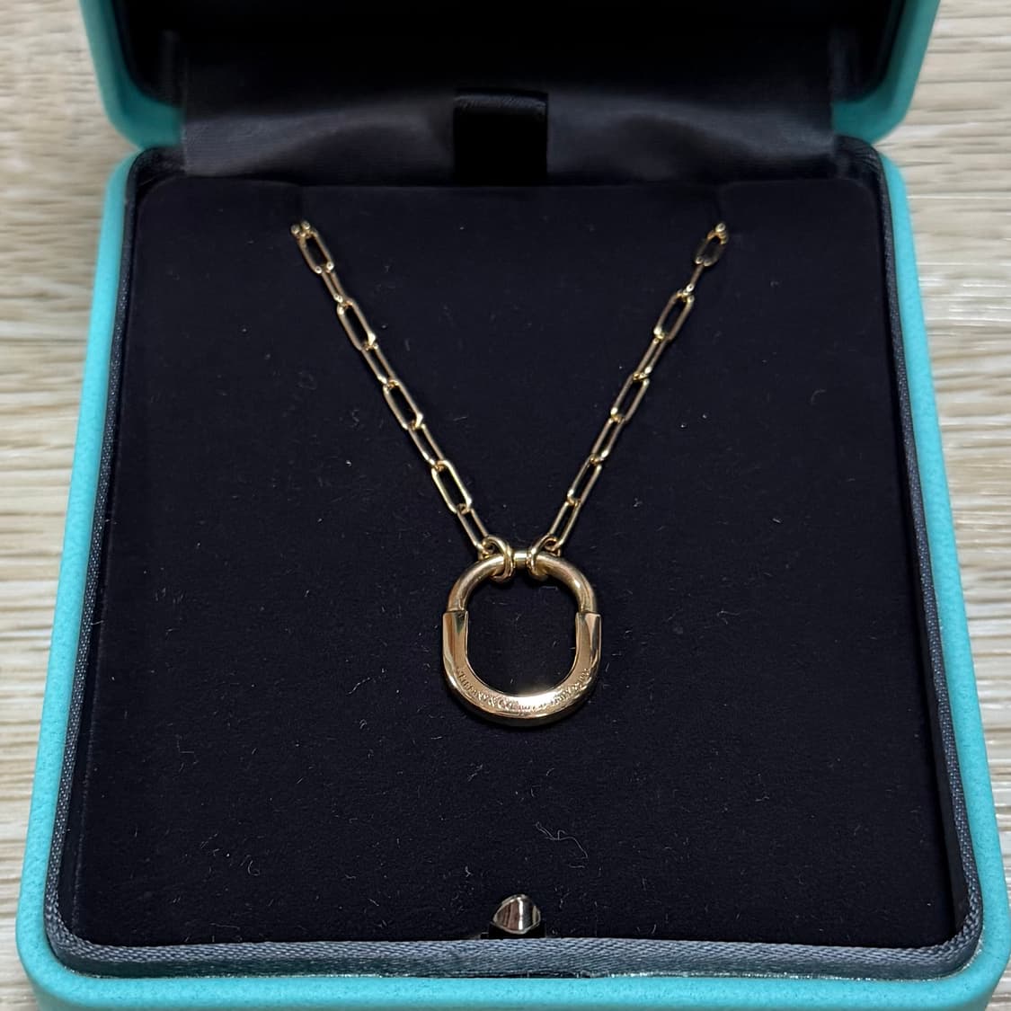 [S+급/스몰] 티파니앤코 락 펜던트 핑크 사파이어 18K 목걸이 상품이미지5