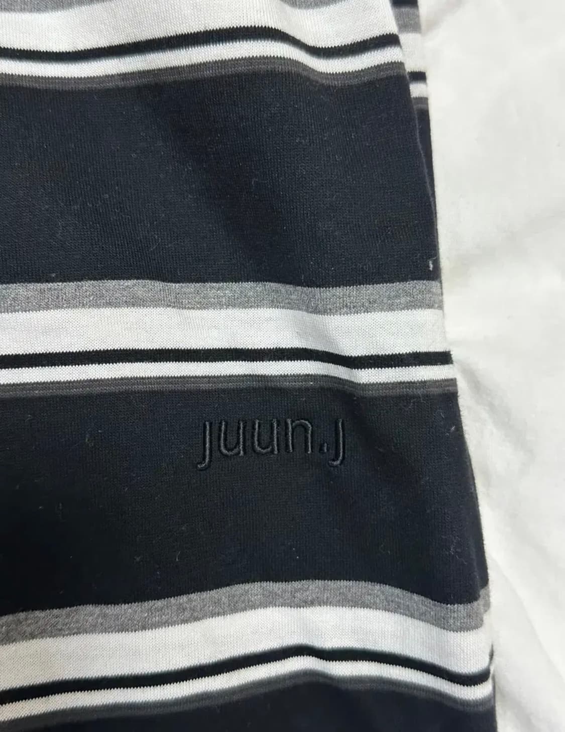 (L) 준지 24SS 블랙 스트라이프 롱 슬리브 티셔츠 상품이미지5