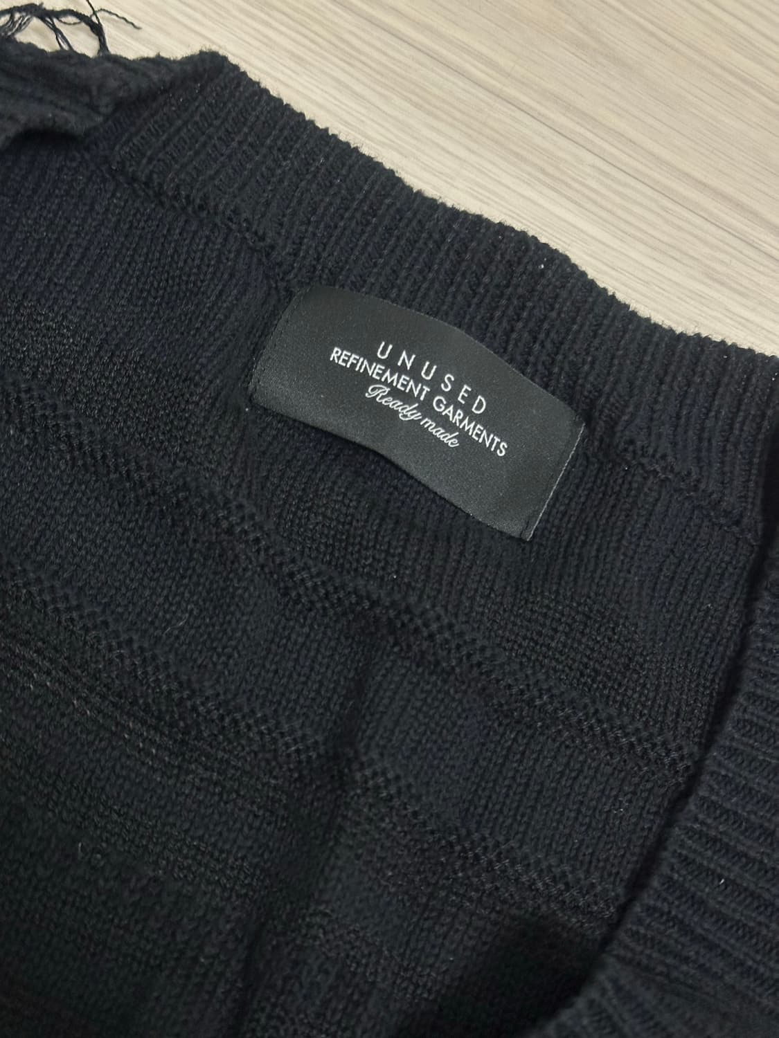 UNUSED 언유즈드 데미지 스트라이프 가디건 상품이미지6