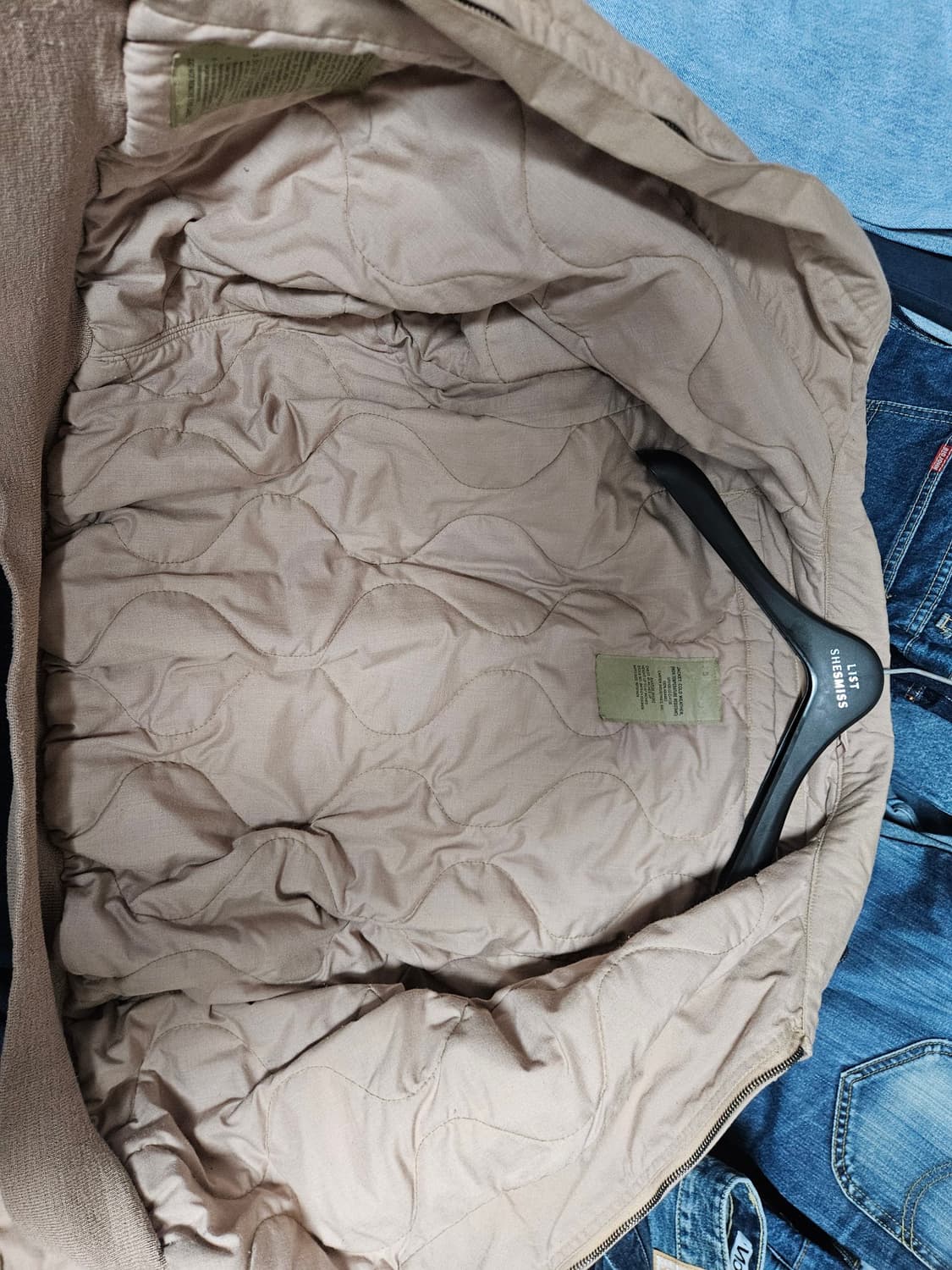 Og 미군 탱커자켓 cvc xl/s 엑스라지숏 tan 탄색 상품이미지3