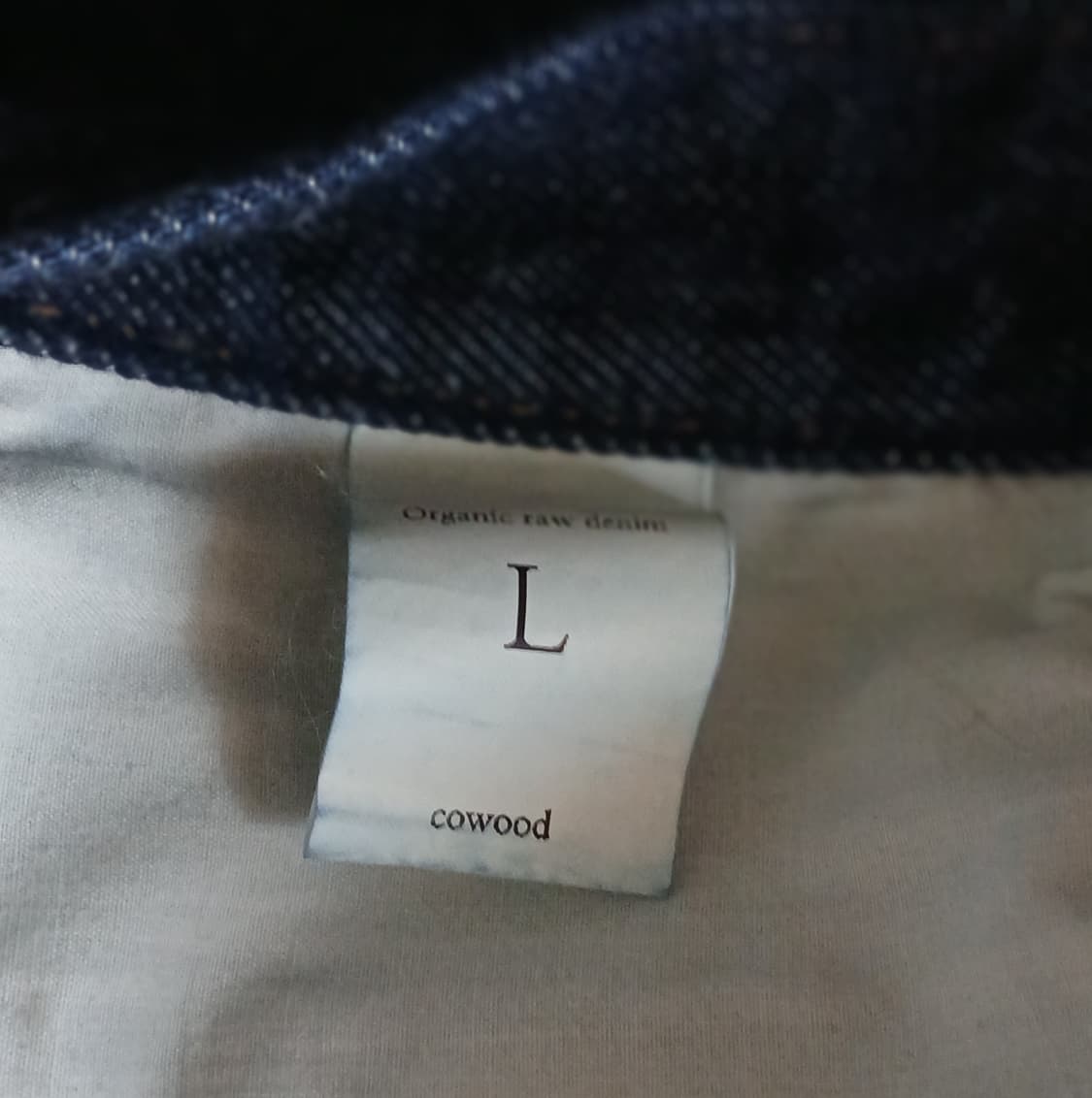 블루브릭 코우드 생지 데님 팬츠 L 상품이미지8