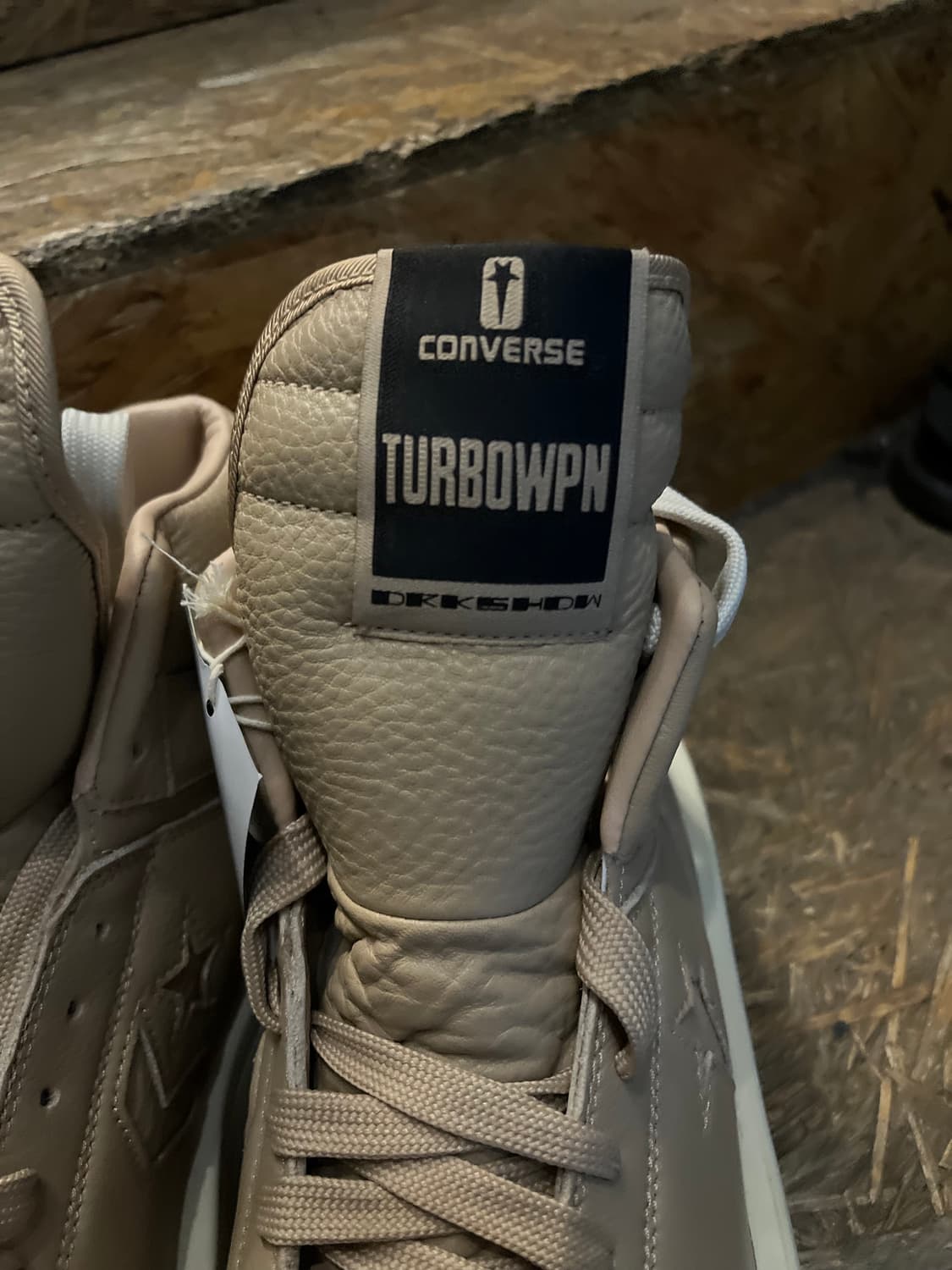 Rick Owens 컨버스 x 릭오웬스 터보웨폰 하이 베이지 285 상품이미지3