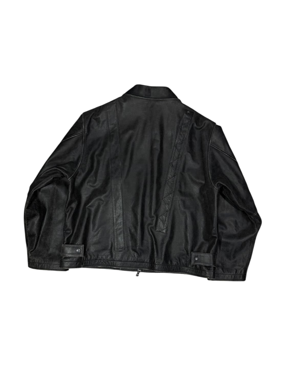 Boutique 86d 디스트레스 카우레더 자켓 상품이미지3