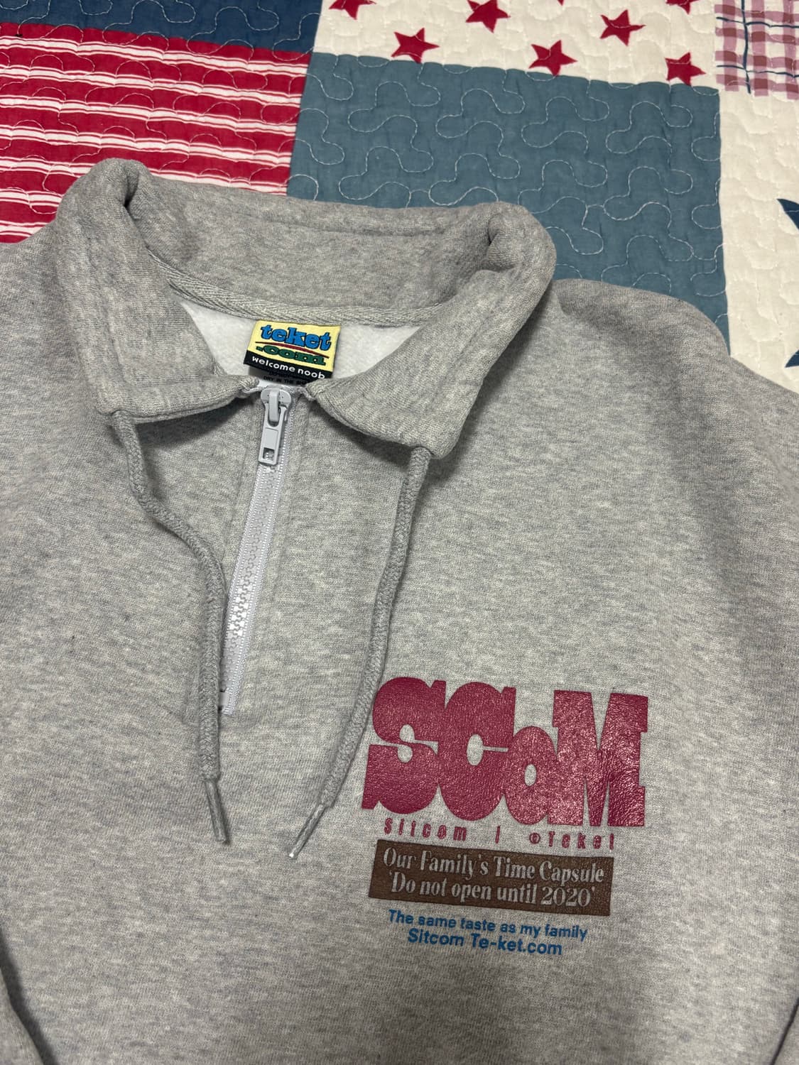 테켓 하프집업 맨투맨  상품이미지2