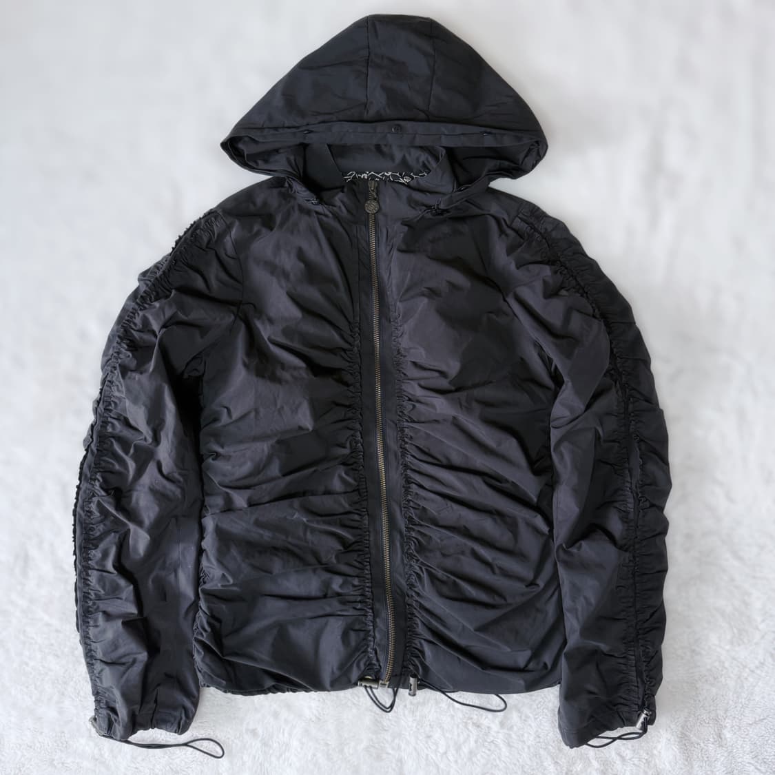 Nicole Hiller 링클 셔링 스트링 자켓 상품이미지1