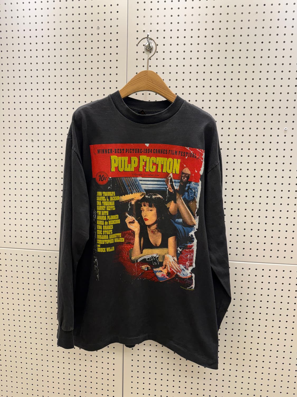 빈티지 펄프 픽션 포스터 프린팅 롱슬리브 U1380 상품이미지2