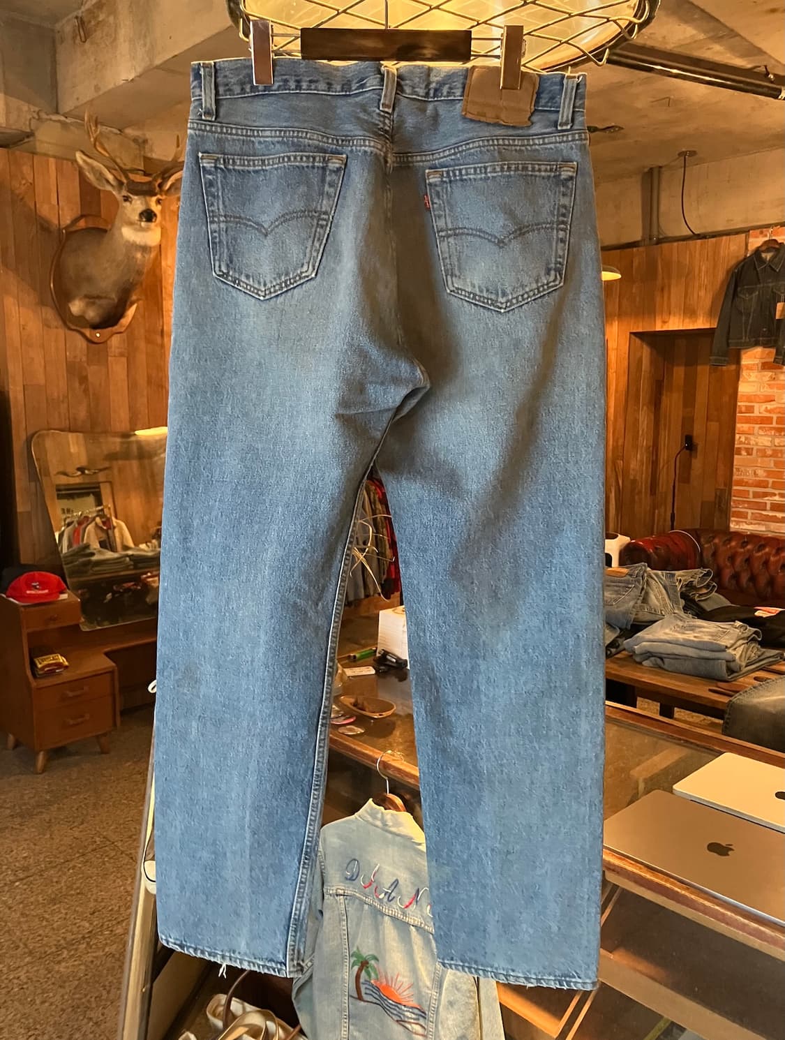 90s USA 빈티지 리바이스 501 데님 팬츠 상품이미지5