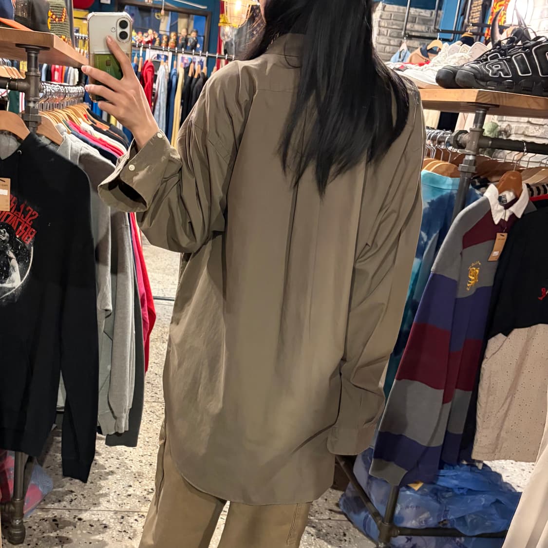 polo 폴로 레드 자수 카라 긴팔셔츠 상품이미지4