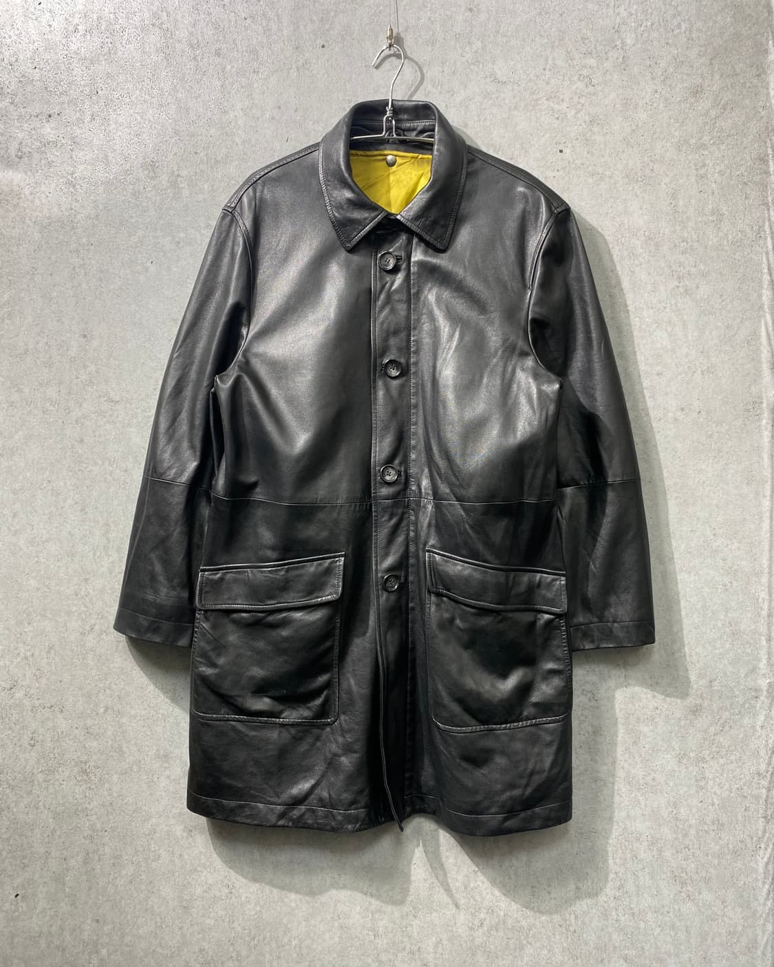 [54] VERRI 이태리 메이드 램스킨 레더 코트 상품이미지1