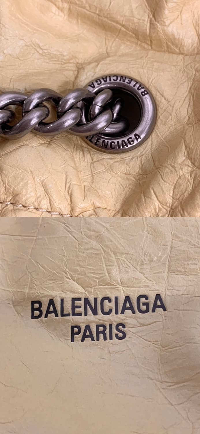 [S]발렌시아가 크러쉬 토트백 숄더백 가방 버터옐로우 컬러 스몰사이즈 상품이미지7