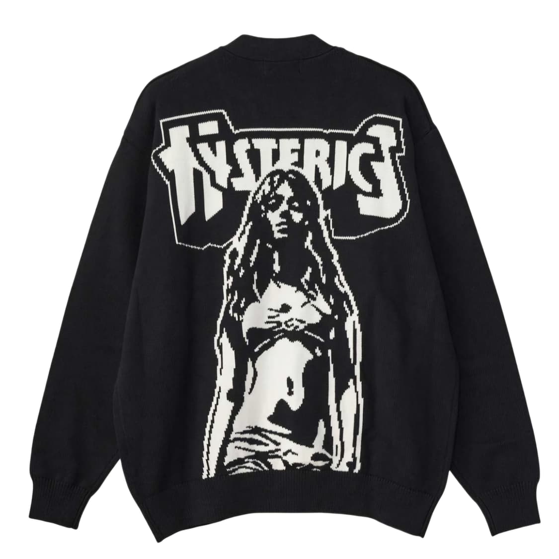 히스테릭 글래머 배드 애스 마마 니트 가디건 블랙 M사이즈 상품이미지1