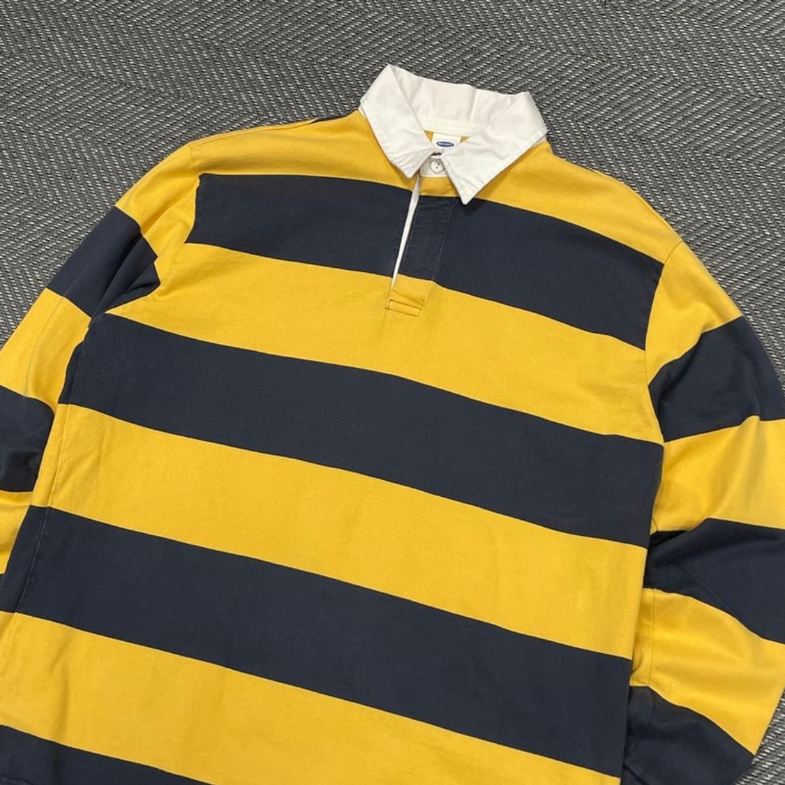 올드 네이비 배색 코튼 럭비 티셔츠 v0324 상품이미지3