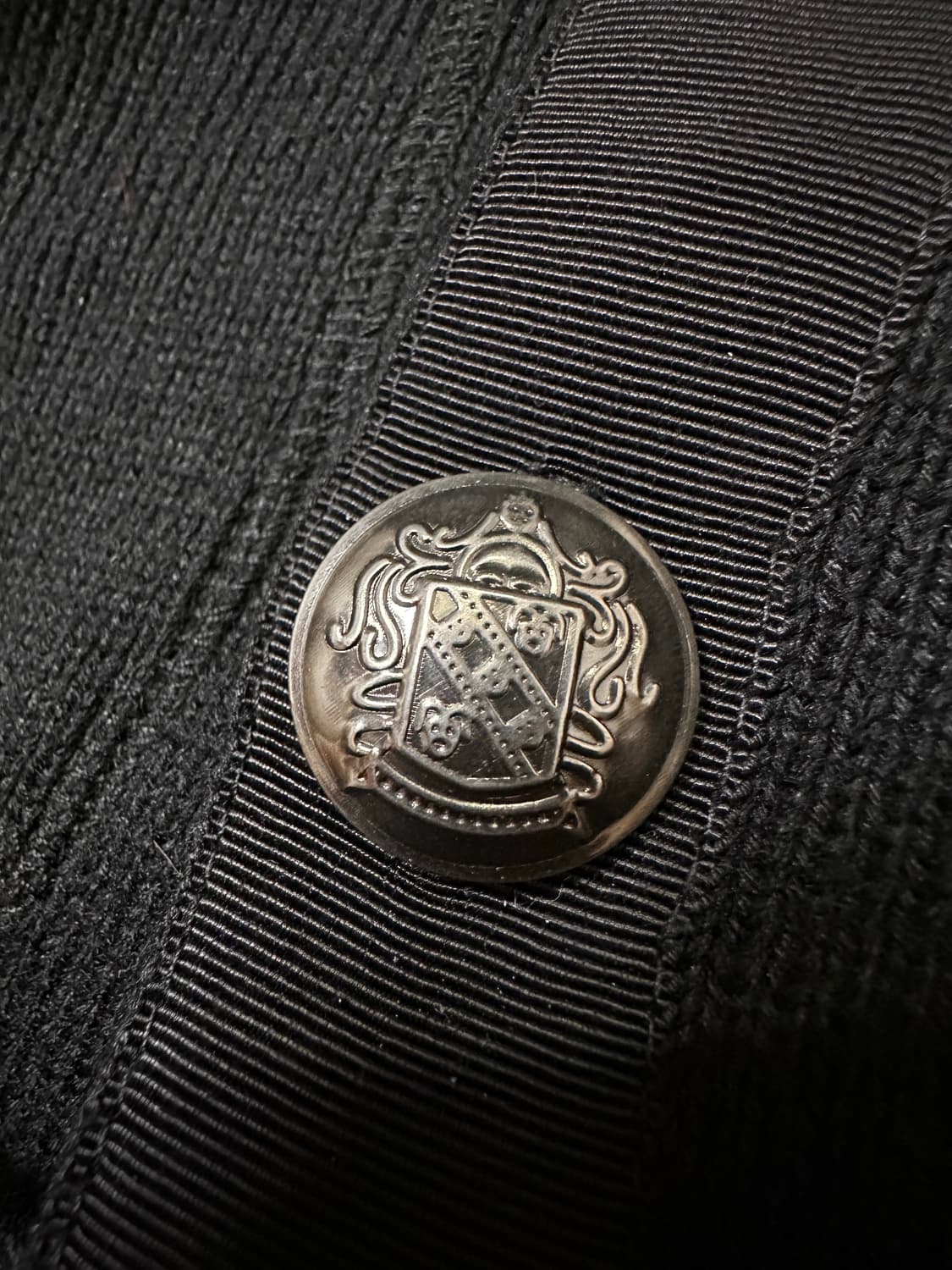 돌체앤가바나 나폴레옹 엔틱버튼 니트 가디건 M(100)/블랙 상품이미지6