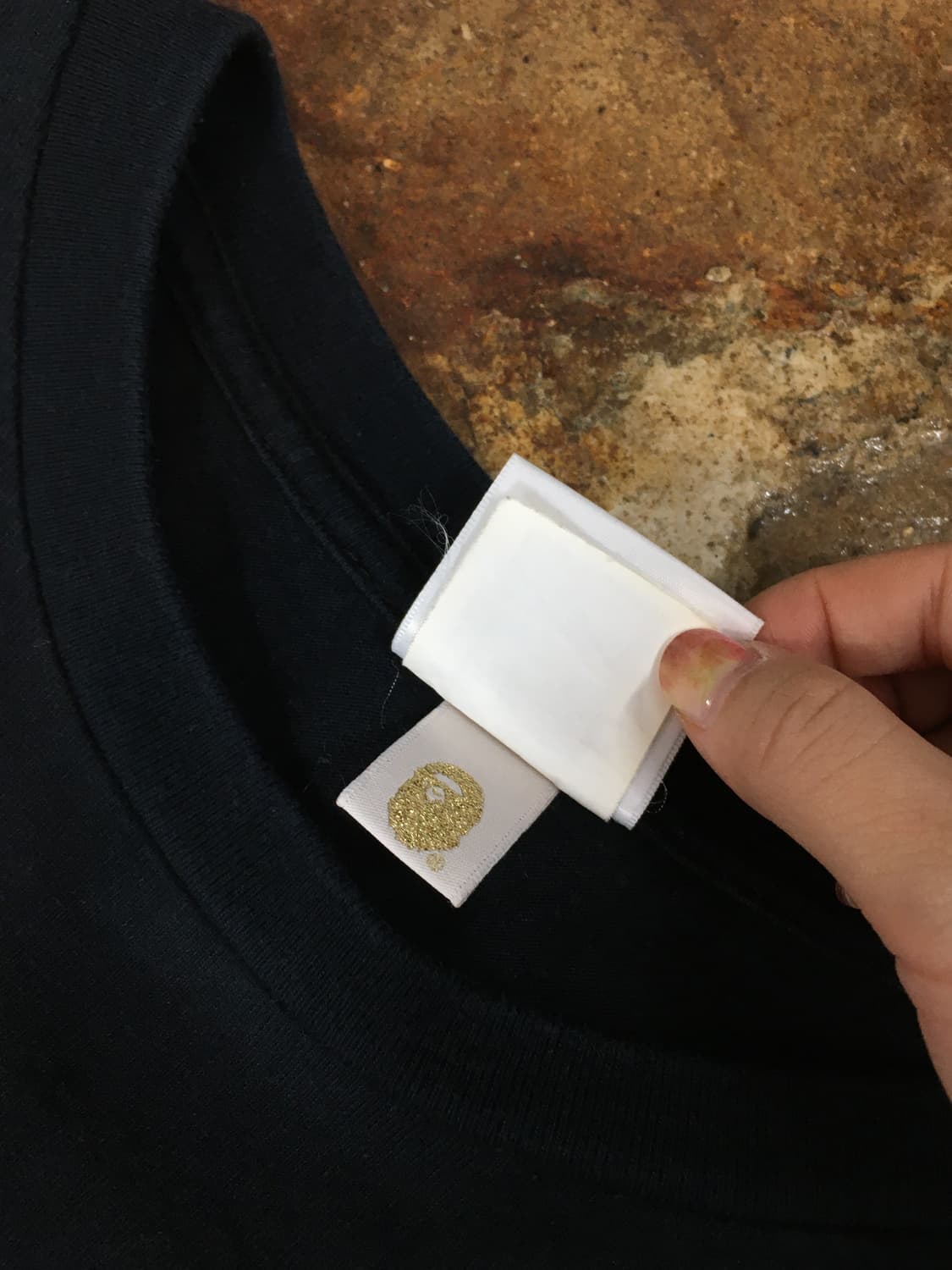 베이프 반팔티 블랙 상품이미지7