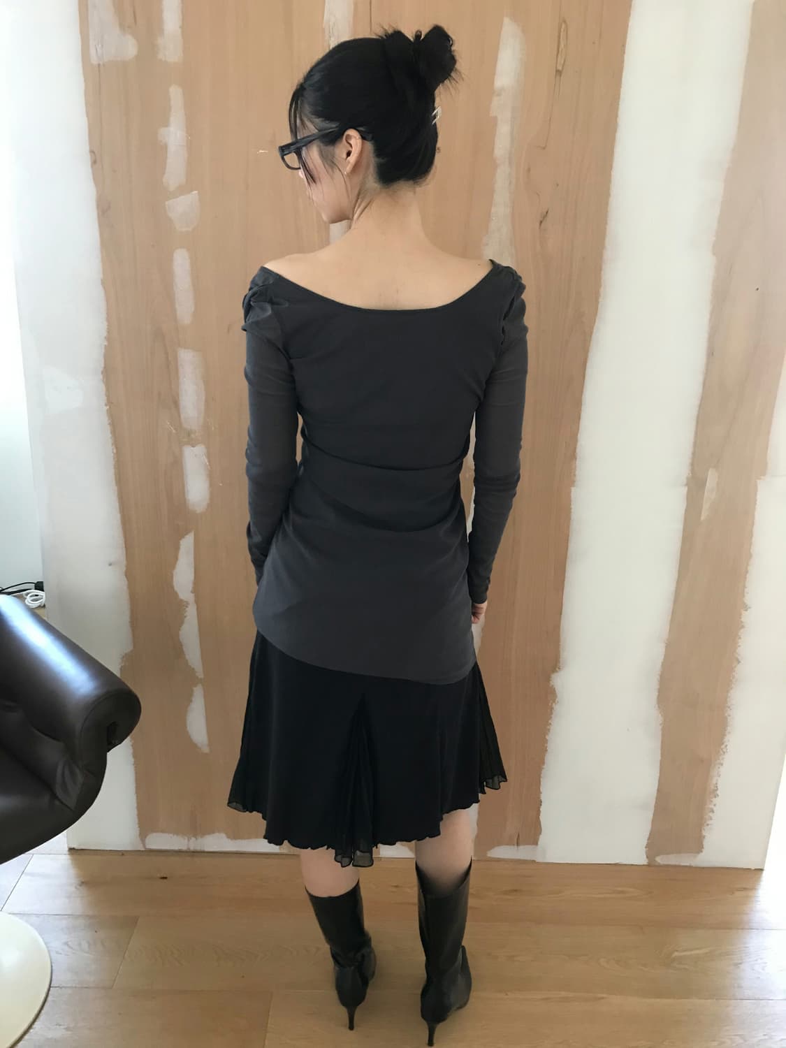 vintage button skirt (27inch) 상품이미지5