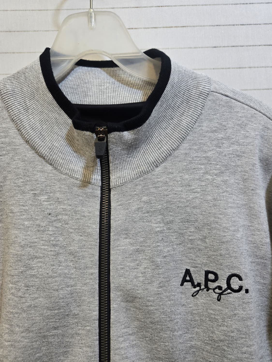 A.P.C. 그레이 집업 방풍 자켓 상품이미지4