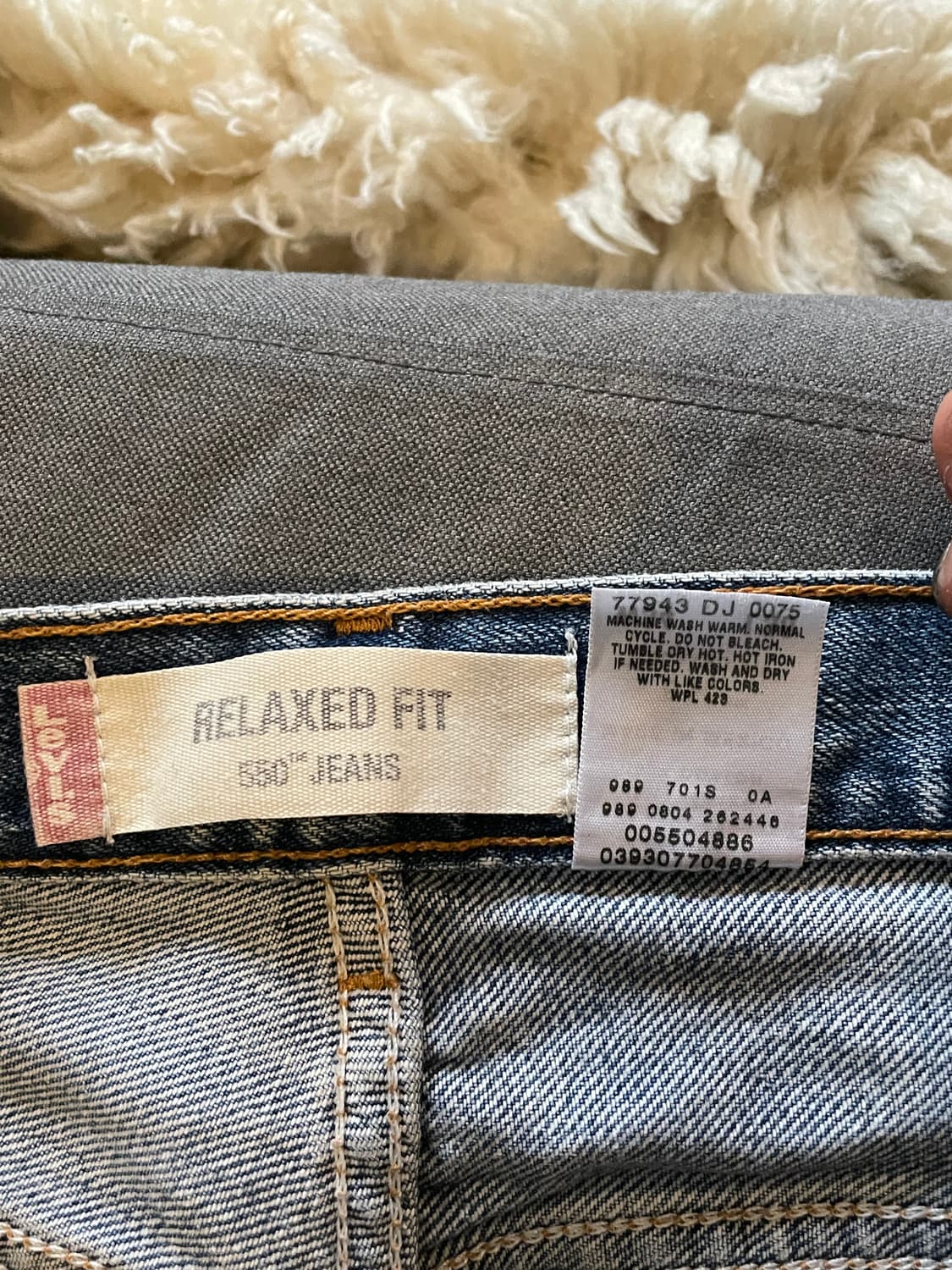 리바이스550 데님팬츠 상품이미지3