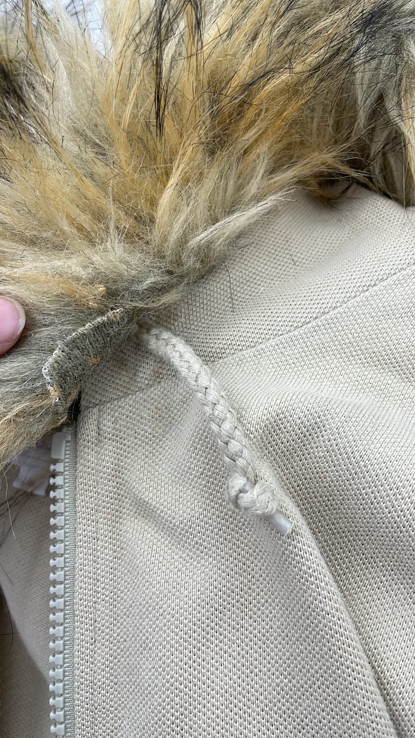 아디다스 90s 브라운 후드 퍼 와플 트랙탑 상품이미지5