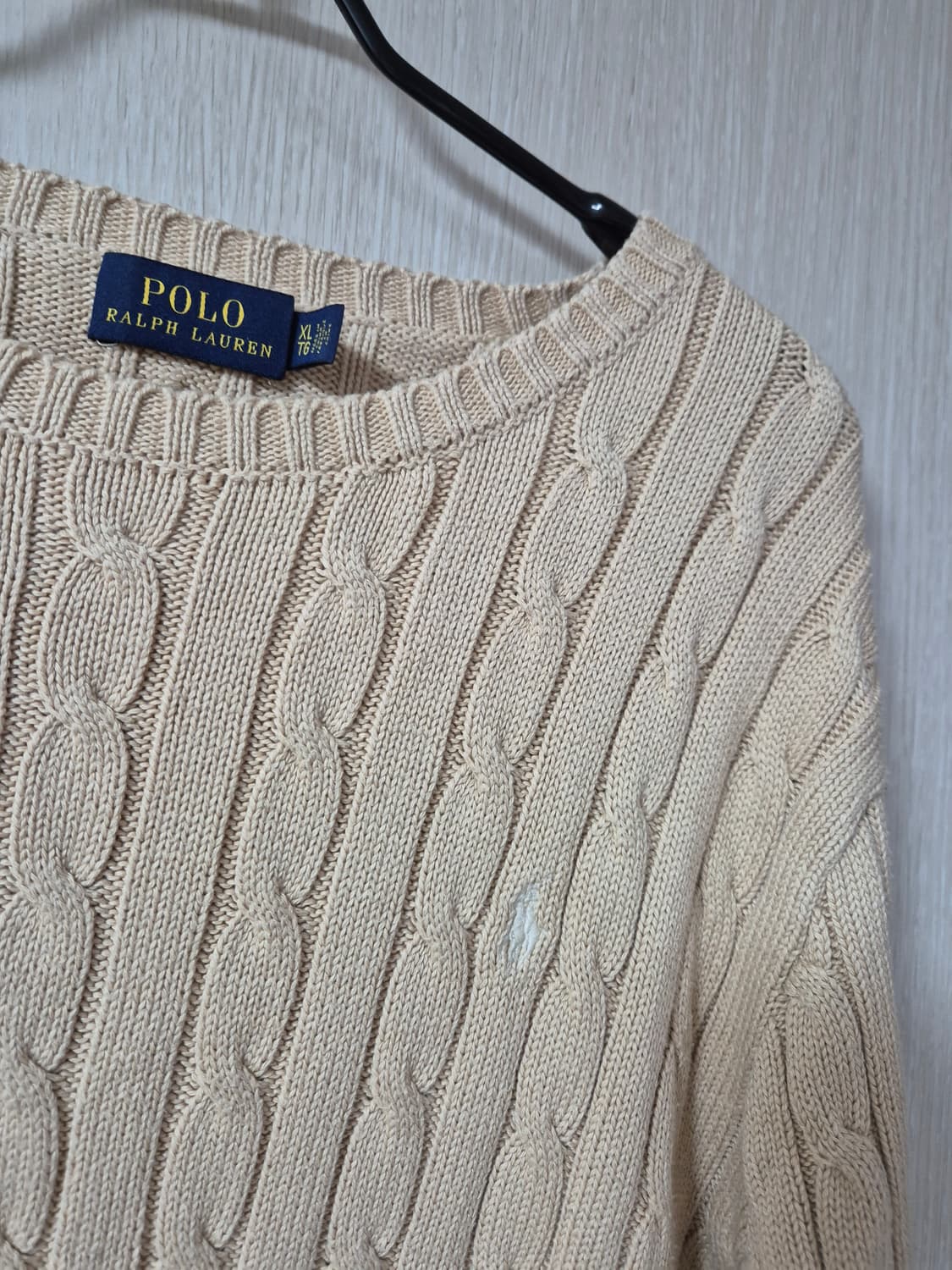 (정품) 폴로 랄프로렌 케이블 니트 꽈배기니트 여성 XL (통통66) 상품이미지4