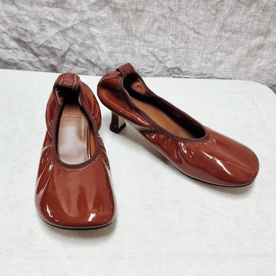 랑방컬렉션 밴딩 구두 키튼힐 슈즈 신발 힐 (235mm) 상태최상 상품이미지2