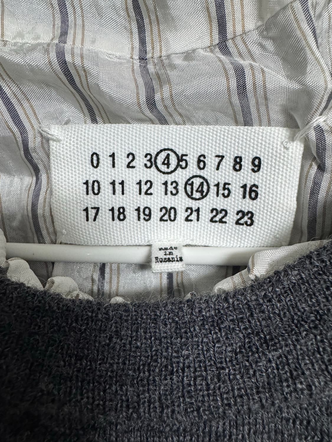 마르지엘라 데미지 레이어드 니트 XL 상품이미지2