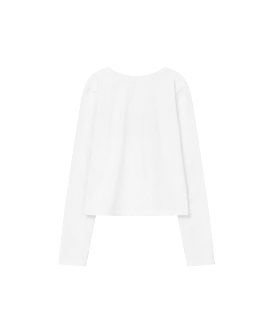 미세키서울 Quote long sleeves WHITE 상품이미지2