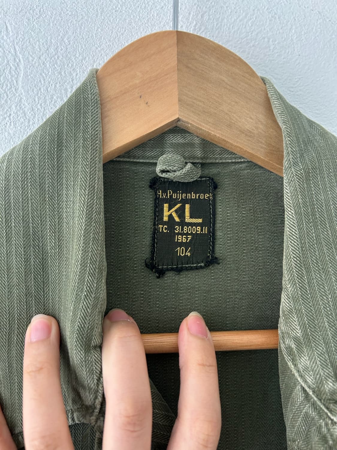60's Dutch army hbt utility shirt 상품이미지5